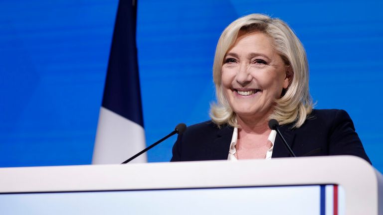 Marine Le Pen is running in the France presidential election