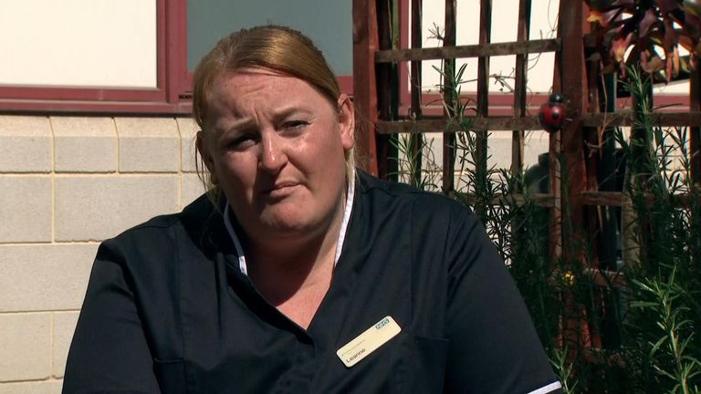 Leanne is an NHS nurse, and has been assaulted by her patients. 