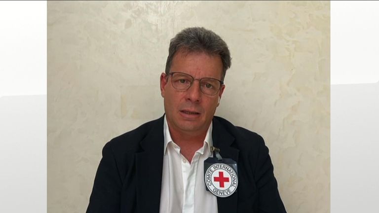 Pascal Hundt, of the International Committee of the Red Cross