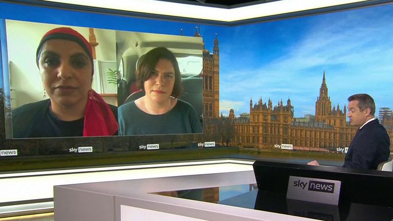 Sky&#39;s Niall Paterson hears from emergency medicine doctor Saleyha Ahsan, who lost her father during the pandemic and to Louise Bennett, whose son died in May 2020. 