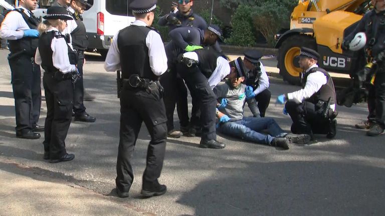 The Metropolitan Police said six people were arrested for vehicle interference 