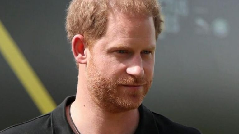 Prince Harry speaking to NBC at the Invictus Games