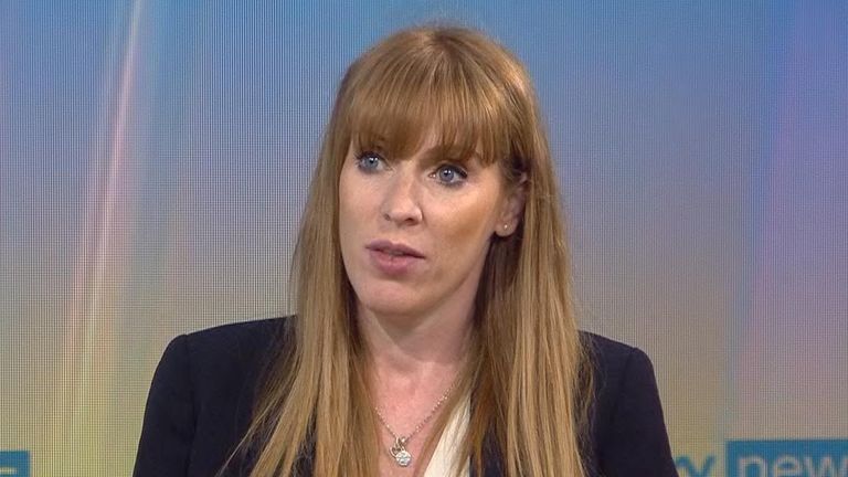 Angela Rayner speaks to Kay Burley about partygate