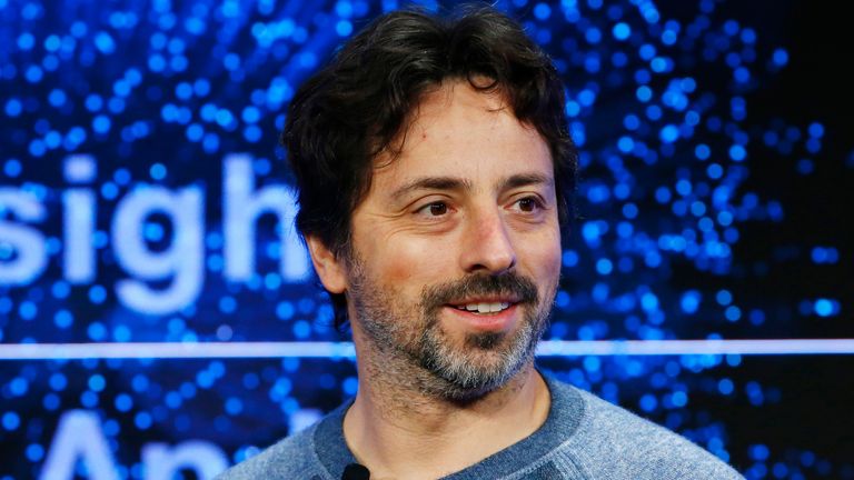 Sergey Brin, co-fondateur de Google et fondateur de Bayshore Global Management, assiste à la réunion annuelle du Forum économique mondial (WEF) à Davos, en Suisse, le 19 janvier 2017.  REUTERS/Ruben Talk