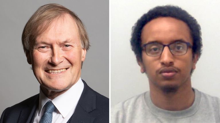 Sir David Amess and Ali Haribi Ali