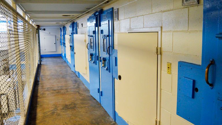 This undated photo provided on Thursday, July 11, 2019, by the South Carolina Department of Corrections shows the new death row at Broad River Correctional Institution in Columbia, S.C. South Carolina prisons chief moved death row for the second time in two years, this time trying to answer concerns over inmate treatment from a federal lawsuit. (South Carolina Department of Corrections via AP)