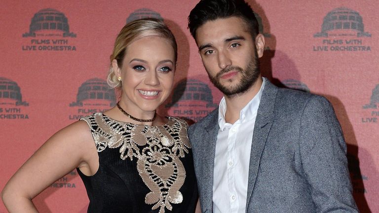 File photo dated 03/11/16 of Tom and Kelsey Parker at the Royal Albert Hall in London.