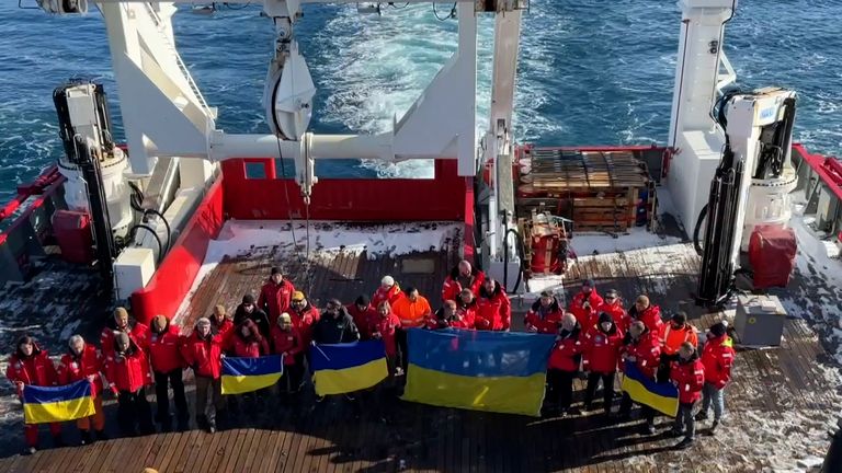 Ukrainian scientist escapes to Antarctica