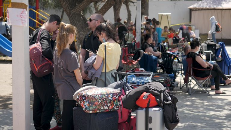 Ukrainian refugees are stuck in Mexico after the US changed their entry rules