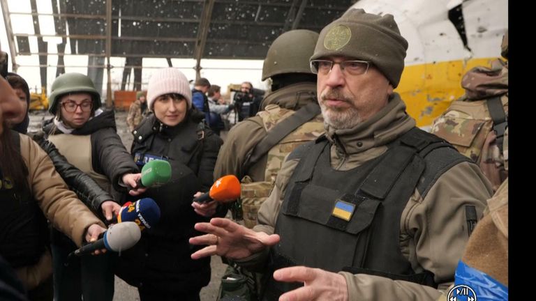 Russian forces responsible for the killing of civilians in towns they attacked close to Kyiv should face Nuremberg-style trials, the Ukrainian defence minister has said.
