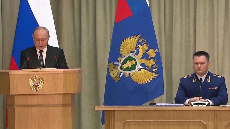 Vladimir Putin speech in Moscow - 25/4/2022