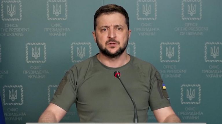 Volodymyr Zelenskyy says Russia has been firing missiles over Ukraine&#39;s nuclear plants