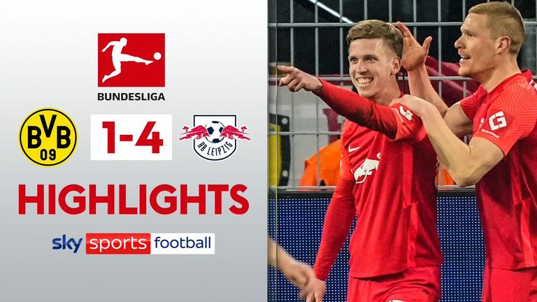 Uenighed de lysere Borussia Dortmund 1-4 RB Leipzig | Bundesliga highlights | Video | Watch TV  Show | Sky Sports