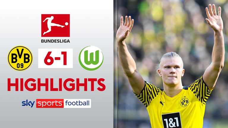 jeg fandt det Regan Hane Borussia Dortmund 6-1 Wolfsburg | Bundesliga highlights | Video | Watch TV  Show | Sky Sports