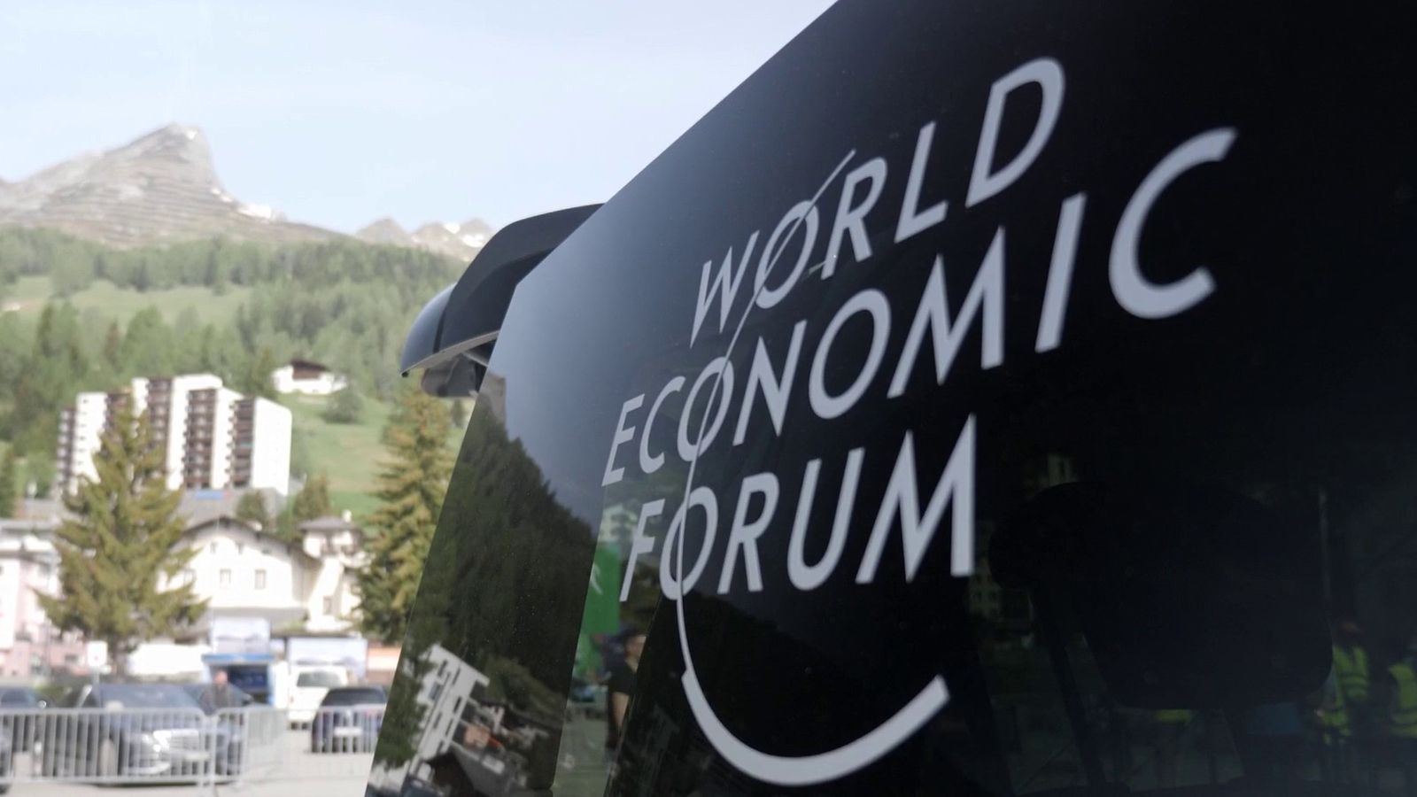 Global Business Elite Gather In Davos | World News | Sky News