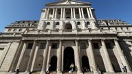 File photo dated 20/09/19 of the Bank of England, in the City of London. The Bank of England is expected to raise interest rates on Thursday to their highest level for 13 years as the Bank of England battles to cool rocketing inflation. Issue date: Sunday May 1, 2022.