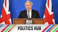 Prime Minister Boris Johnson speaks during a press conference in Downing Street, London, following the publication of Sue Gray&#39;s report into Downing Street parties in Whitehall during the coronavirus lockdown. Picture date: Wednesday May 25, 2022.