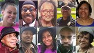 Clockwise L to R: Roberta Drury, Heyward Patterson, Ruth Whitfield, Aaron Salter, Celestine Chaney, Pearl Young, Andre Mackneil, Geraldine Talley, Margus Morrison, Katherine Massey