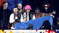 Kalush Orchestra sold their Eurovision trophy
Pic:AP
