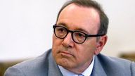Kevin Spacey is facing sexual assault charges in the UK. Pic: AP Photo/Steven Senne, File 2019