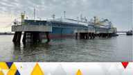 The liquefied natural gas (LNG) terminal in the southern part of Klaipėda Seaport