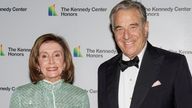 Mrs Pelosi and her husband in December 2021/