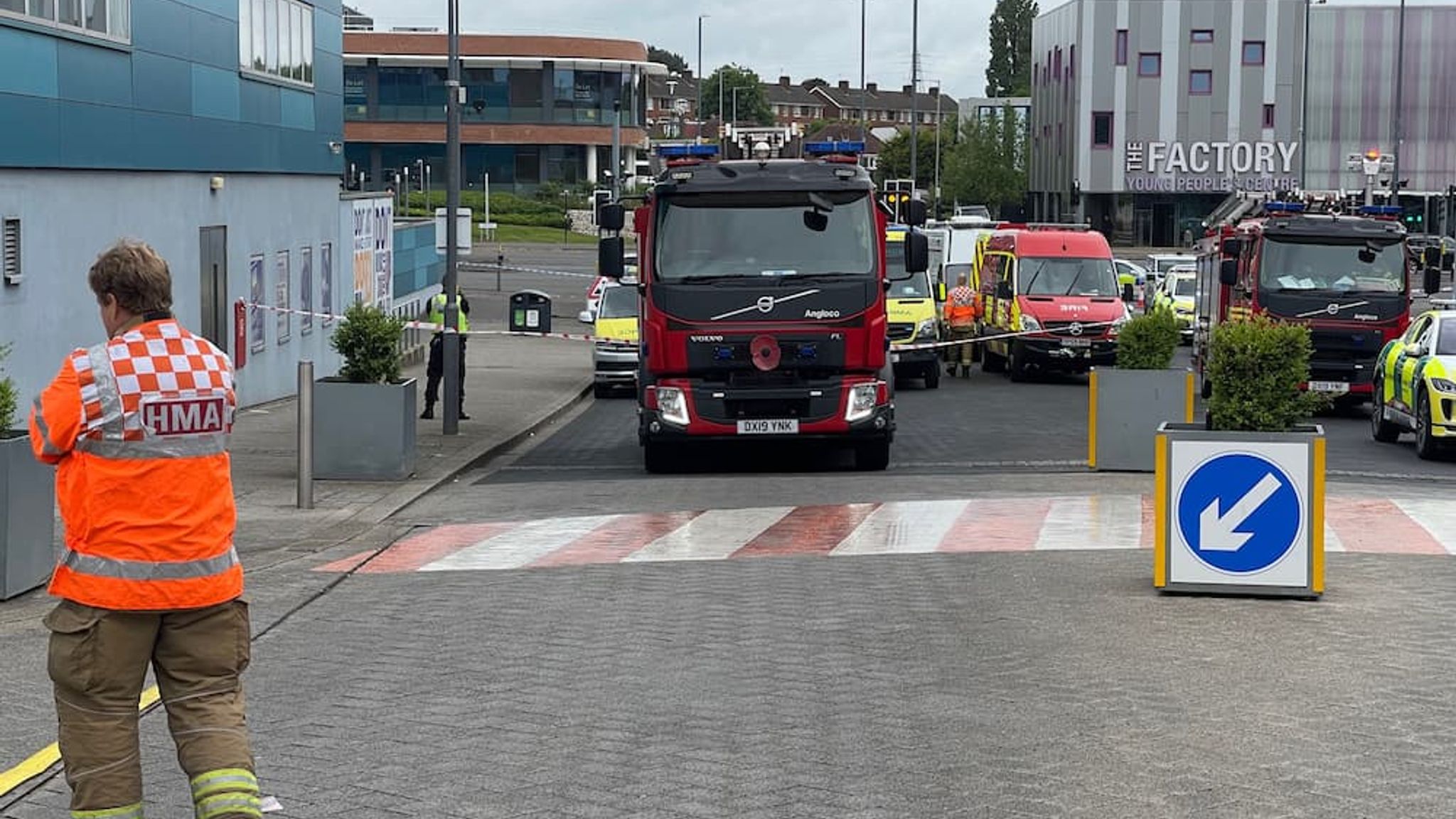 Sainsbury's evacuated and people treated for breathing problems after