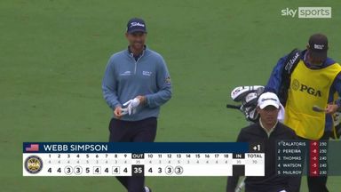 Simpson holes out for eagle!
