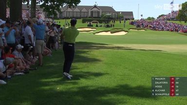 McIlroy birdies final hole to take clubhouse lead!