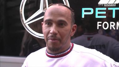 Hamilton 'super happy' with Mercedes progress
