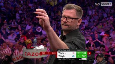 'Great recovery from James Wade' 