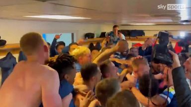 Rhodes' winner sparks Huddersfield changing room celebrations!