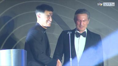 Huge cheers as Villa surprise crowd with Coutinho announcement at awards!