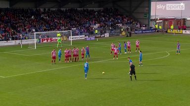 'Oh wow!' | Inverness level with stunning free-kick!