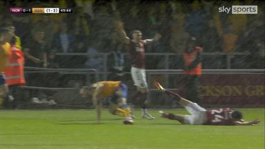 A second penalty shout for Northampton