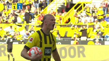 Haaland scores in final Dortmund game