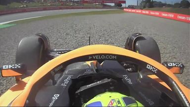 Norris loses control of McLaren in P2