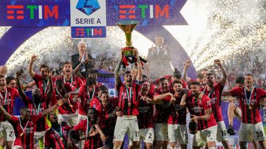 AC Milan celebrate first title since 2011!