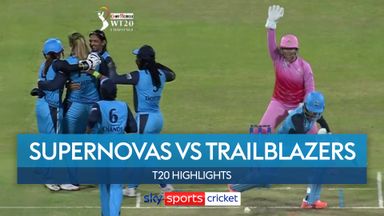 Women's T20 Highlights: Supernovas ease to victory over the Trailblazers
