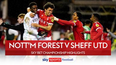 Nottingham Forest 1-2 Sheffield Utd (Agg 3-3) - Forest win 3-2 on pens 