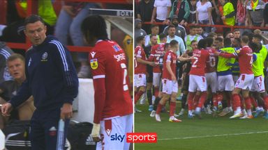 Benches cleared after Heckingbottom, Spence clash!