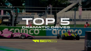 W Series in Miami: Top 5 dramatic drives