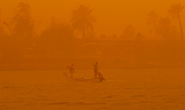 Flights disrupted and people told to stay at home as sandstorm sweeps across Middle East - Vimarsana News