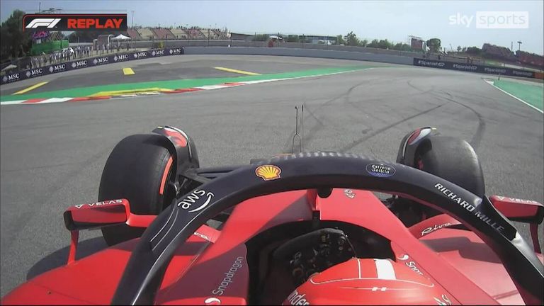 Charles Leclerc’s dramatic spin in Q3