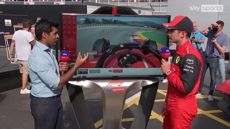 SkyPad: Leclerc's pole lap analysed