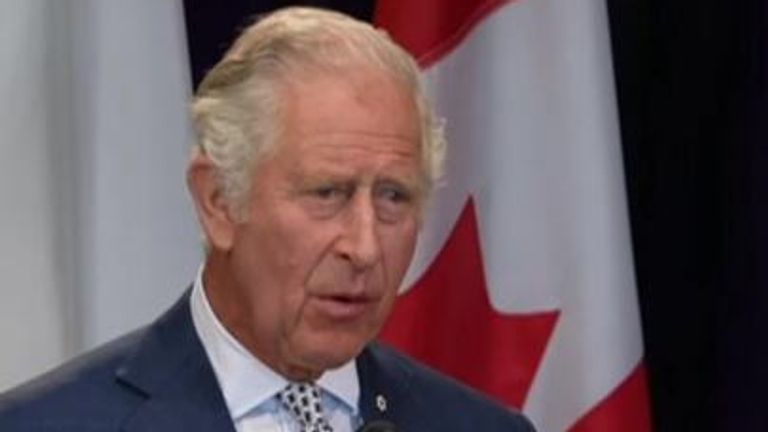 Charles on important moment for Canada&#39;s indigenous communities