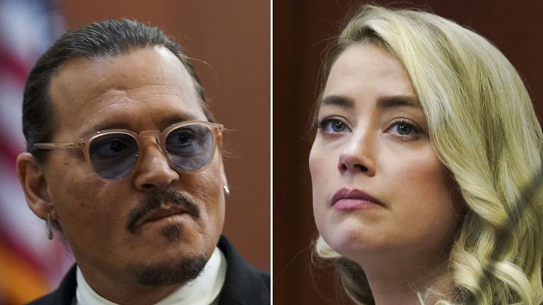 Amber Heard and Johnny Depp