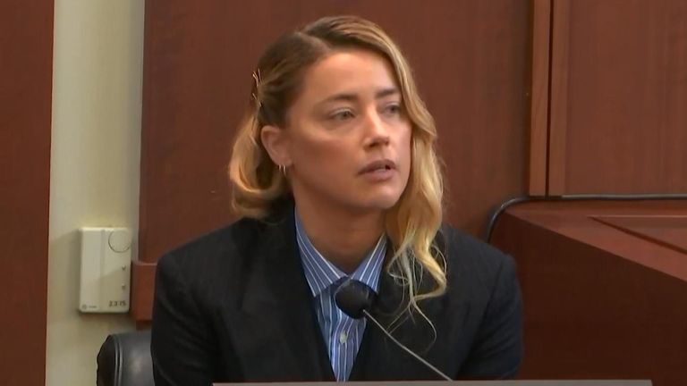 Amber Heard has taken the stand to give evidence in the libel trial she is currently fighting with her ex-husband Johnny Depp.