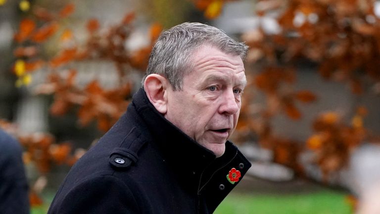 Former Rangers goalkeeper Andy Goram after attending a memorial service at Glasgow Cathedral. On the 26th October 2021 it was announced that former Scotland, Rangers and Everton manager Walter Smith had died aged 73. Picture date: Friday November 19, 2021.