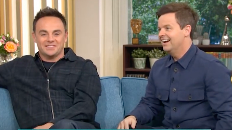 Ant and Dec revealed the new location of this year&#39;s I&#39;m a Celebrity on This Morning. Pic: ITV. 